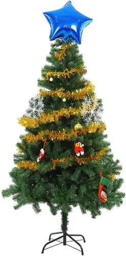 Vista 4 de DECORA - Guirnalda de espumillón para decoración de árbol de Navidad, bodas, cumpleaños, etc.