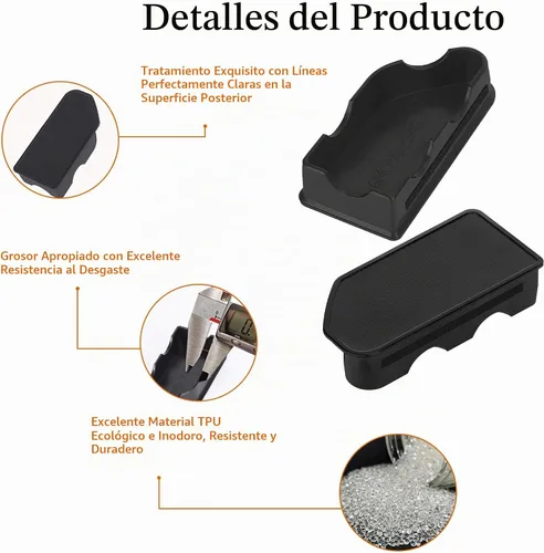 Vista 7 de WDG Fundas de bolsillo de estaca para riel de cama para GMC Sierra 1500