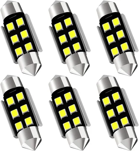 Vista 18 de AUXLIGHT 6614 6641 6612F 6615 F30-WHP TS-14V1CP Bombillas LED de 29 mm de 1.14” Festoon para luz interior de ámbar amarillo, súper brillantes