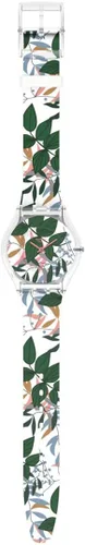 Vista 2 de Swatch Skin Classic BIOSOURCED Correa de silicona de cuarzo blanco 16 reloj casual modelo SS08K111