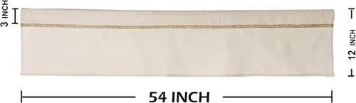 Vista 7 de Cenefa de lino de algodón para ventanas con ribete de encaje de arpillera rústica de 12 pulgadas, cenefa de cocina con bolsillo para barra, cortina