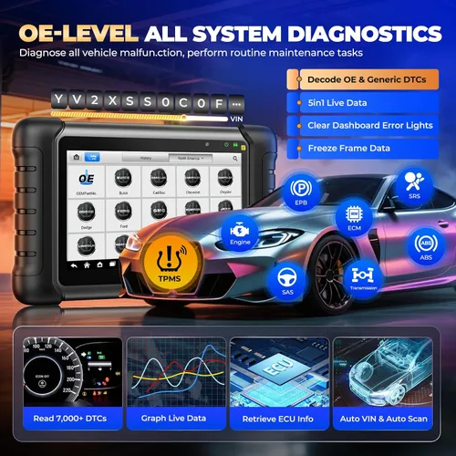 Vista 6 de Autel MaxiCheck MX808S-TS, 2023 US Ver of MaxiCOM MK808S-TS MK808Z-TS, Android 11 TPMS Programación Relearn Activate Tool, Bidireccional