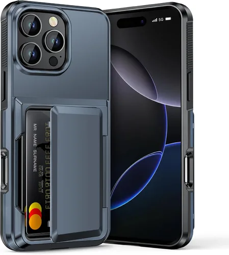 Vista 16 de Vofolen Funda tipo cartera para iPhone 11 con tarjetero