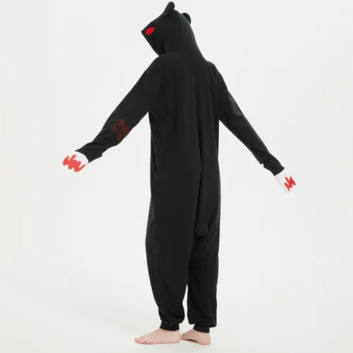 Vista 5 de MAJ&COS Onesies Bear Animal Adult Pajamas Halloween Cosplay Costume Unisex Onesie for Men Women