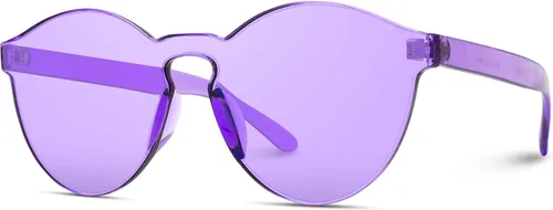 Vista 4 de Wearme Pro - Lentes para sol Super Retro Redondos, transparentes.