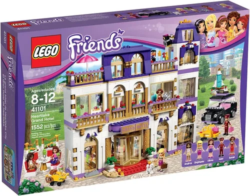 Vista 5 de Juguete de LEGO de la serie Friends, gran hotel.
