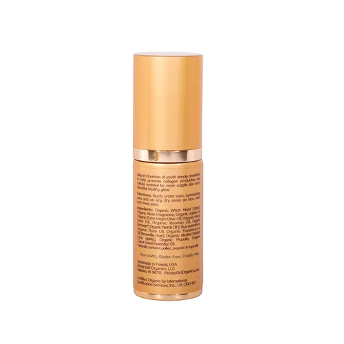Vista 6 de Honey Girl Organics HoneyGlo - Suero facial regenerador, suero facial orgánico certificado por USDA para mujeres, suaviza e hidrata la piel