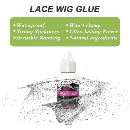 Vista 2 de DAN Technology Kit de pegamento y removedor de peluca de encaje, adhesivo impermeable para el cabello