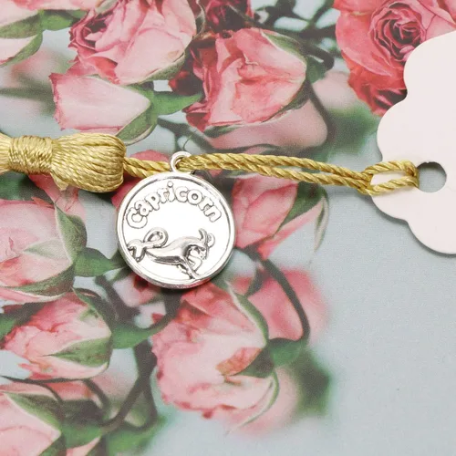 Vista 5 de Tupalizy 24 dijes de signo del zodiaco a granel para collares, pulseras, llaveros, aretes, gargantillas vintage redondas, 12 colgantes