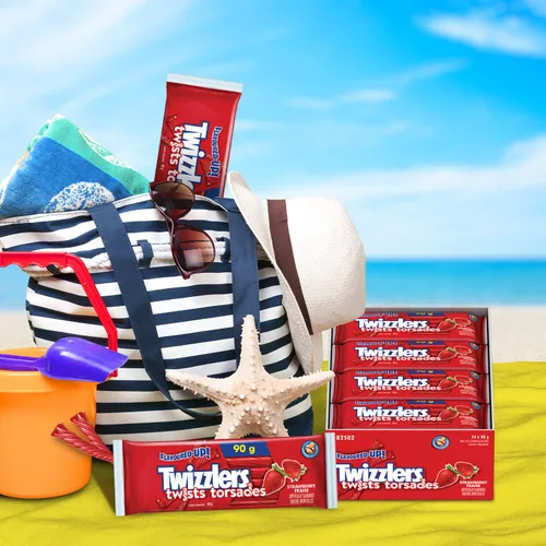Vista 6 de TWIZZLERS Caramelos de regaliz, Twizzelators de fresa, 24