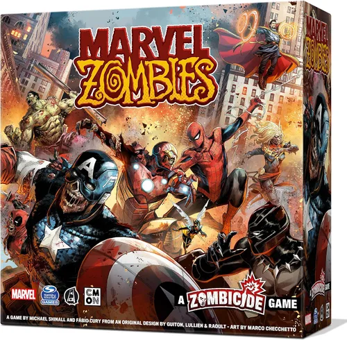 Vista 3 de CMON Marvel Zombies - Un juego de zombicidas: Abraza el hambre mientras los héroes se convierten en muertos vivientes en el último crossover