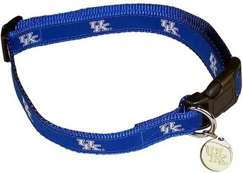 Vista 5 de Collar de perro de NCAA. PREMIUM cuello ajustable Collar de perros – Fútbol/Baloncesto para perros & gatos. Durable Collar de mascota de deportes
