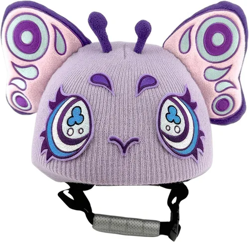 Vista 7 de Linda funda de casco de esquí de animal, divertido sombrero decorativo para casco al aire libre, fundas para casco deportivo, ciclismo, esquí