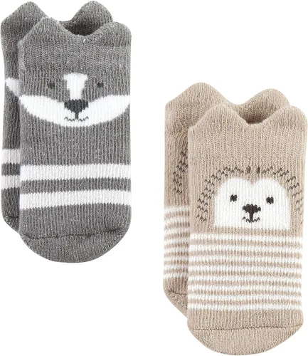 Vista 6 de Hudson Baby - Calcetines de algodón para recién nacidos y Terry para bebé niña