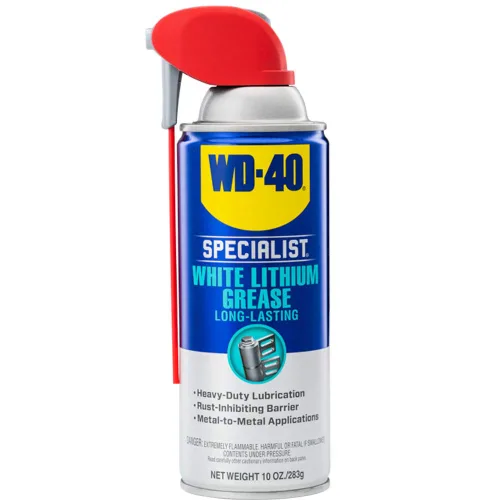 Vista 5 de WD-40 Producto multiuso, tamaño industrial, 16 onzas y WD-40 Specialist - Spray protector de grasa de litio blanco con aerosoles inteligentes de 2