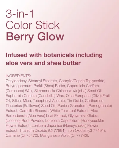 Vista 10 de Stick de maquillaje 3 en 1 , Berry Glow