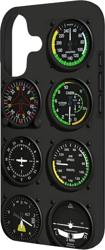 Vista 2 de Pilot Six Flight Instruments - Carcasa para iPhone 17