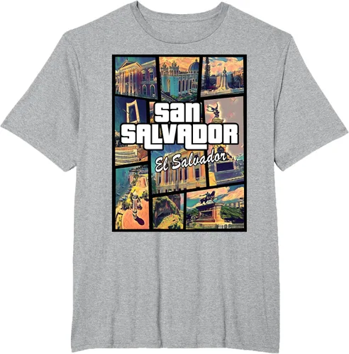 Vista 45 de Camiseta Orgullosa de San Salvador Capital El Salvador