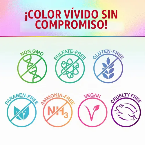 Vista 4 de Punky Spray de Color Temporal para el Cabello, Rojo Cougar, Tinte en Spray para el Cabello No Dañino, Color de Cabello Vívido Instantáneo, 3.5 oz