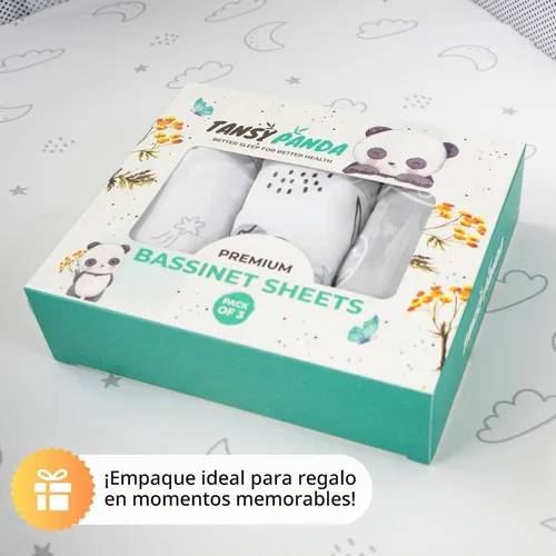 Vista 8 de Sábanas de moisés para Angelbliss, Koolerthings, Chicco LullaGo, BCOL, Semphis, moisés con cabecera de TansyPanda, 3 piezas, 33x20, ultra suaves