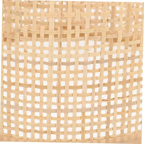 Vista 9 de Uonlytech Pantalla de lámpara de araña, pantalla de ratán E27, lámpara de casa de campo, accesorios de luz para lámpara de mesa, lámpara de pie