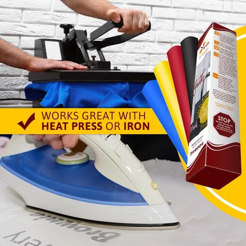 Vista 3 de Firefly Craft - Lámina de vinilo 3D de transferencia de calor, vinilo HTV grueso de 3 dimensiones, para planchar para usar con Cricut y Silhouette