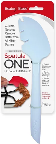 Vista 9 de Espátula de silicona ONE mezclador batidor raspador y espátula, negro