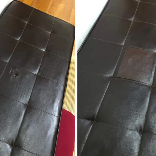 Vista 7 de NPBAG Kit de Parches de Reparación de Cuero 4 x 50 Pulgadas, Cinta de Cuero Autoadhesiva Pegatina de Vinilo para Tapicería para Sillones, Sofás