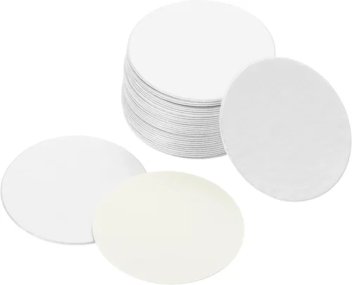 Vista 10 de PATIKIL Revestimiento de tapa de papel de aluminio de 0.709 in/0.7 pulgadas, 100 revestimientos de sellado térmico resistentes por inducción
