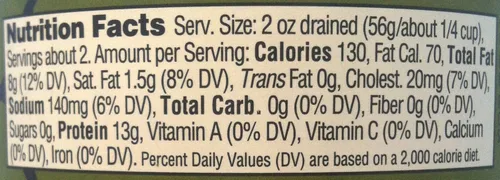Vista 2 de Trader Joe's Atún Albacora en aceite de oliva - Paquete de 3