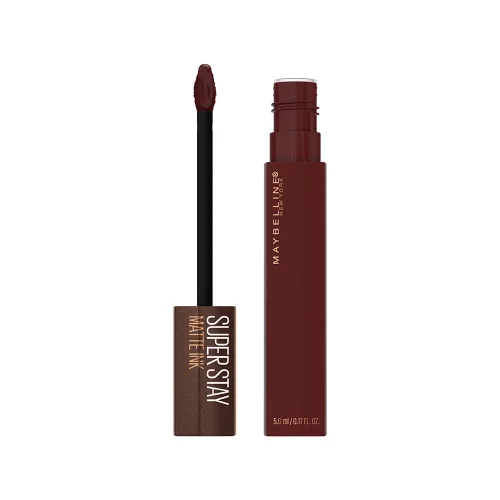 Vista 25 de Maybelline SuperStay - Lápiz labial líquido de tinta mate, “Mover”. 0.17 Oz liquidas 160 MOVER
