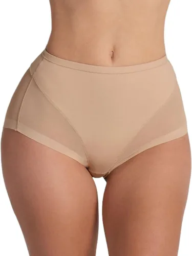 Vista 9 de Leonisa Bragas moldeadoras invisibles de cintura alta, ropa interior de control de abdomen para mujer 543- Azul