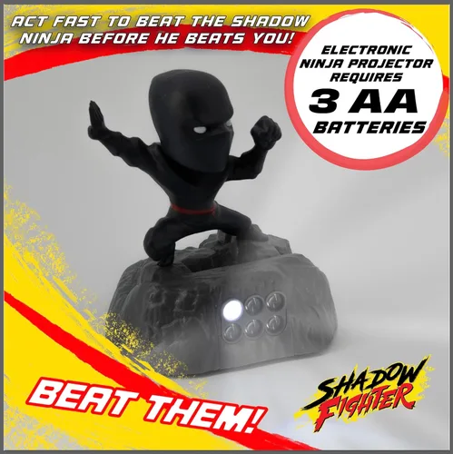 Vista 4 de Fotorama Shadow Fighter Projector Game, Interactive Indoor Shooting