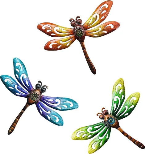 Vista 8 de Decoración de jardín, escultura de pared de abeja metálica, decoración de pared de abeja grande, decoración de jardín para colgar para patio