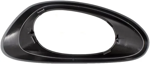 Vista 4 de Brock Reemplazo de pasajeros Interior delantero Interior Manija de puerta Bisel negro texturizado compatible con 02-09 Trailblazer y 02-06 EXT