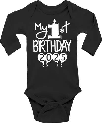 Vista 33 de Reaxion Traje de cuerpo entero hecho a mano para bebé niño y niña, mi primer cumpleaños 2024