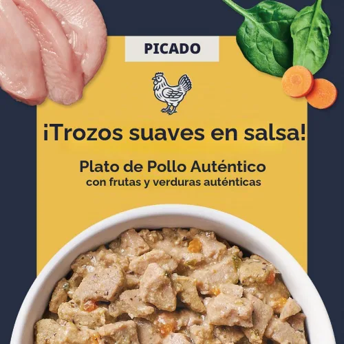 Vista 3 de Instinct Receta picada sin granos con pollo real, comida húmeda natural para gatos, tazas de 3.5 onzas (caja de 12)