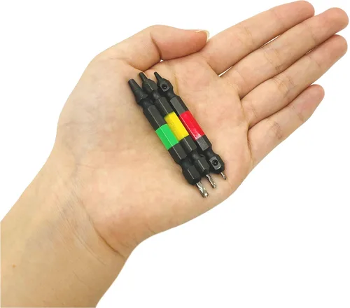 Vista 5 de ANEX ANH-S3 Broca de extracción de tornillo, compatible con tornillos de acero inoxidable, M2.5-8, estuche incluido, juego de 3, broca DIY