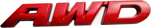 Vista 8 de OnlyYou.X AWD Emblema 3D Logo AWD calcomanía gruesa para camioneta universal y automóvil, 6 pulgadas de largo, 1 pieza de metal negro