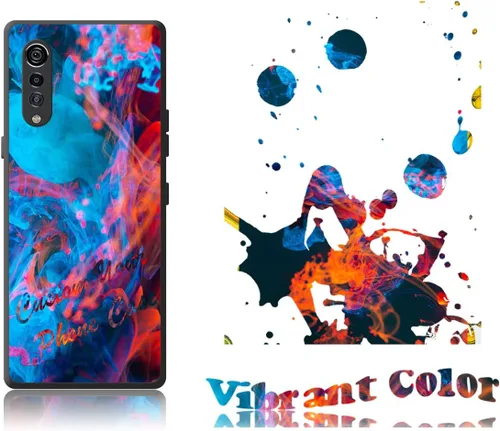 Vista 5 de Funda personalizada con texto y fotos para LG Velvet 5G, funda de teléfono personalizada para LG Velvet 5G, compatible con LG Velvet 5G, fundas