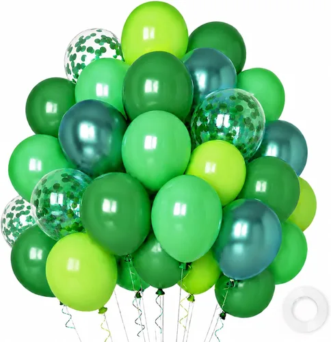 Vista 26 de Globos negros y dorados de graduación con globos de aluminio de graduación, globos metálicos de color negro, blanco, arena, beige, dorado