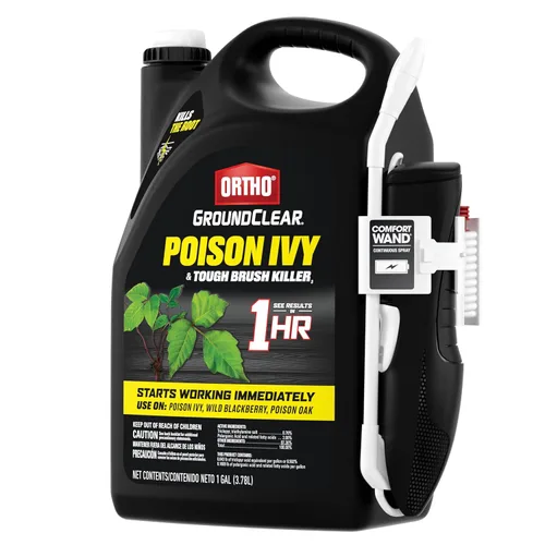 Vista 7 de Ortho GroundClear Poison Ivy & Tough Brush Killer3 - Spray mata malezas listo para usar con varita cómoda, 1 gal. Ready-To-Use Weed Killer Spray