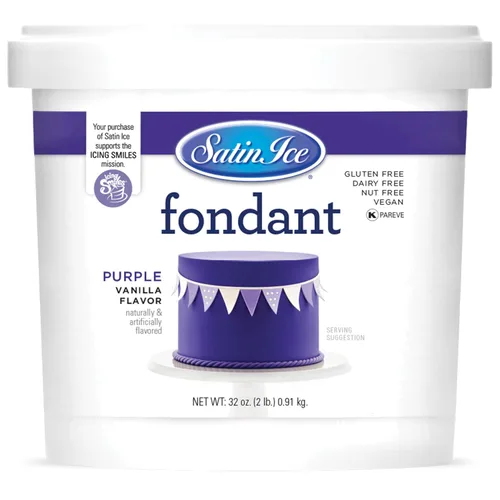 Vista 18 de Satin Ice - Fondant de café moca y menta Blanco