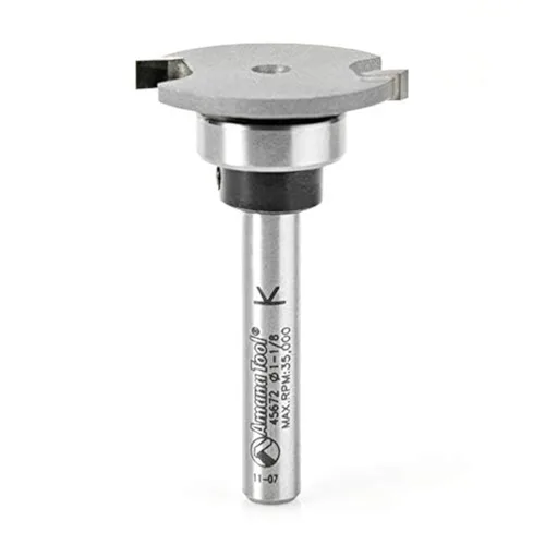 Vista 2 de Amana Tool - 45669 Cortador dedicado recto con punta de carburo para pisos de 1-1/4 de diámetro x 1/4