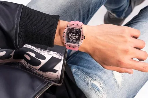 Vista 8 de GUESS US Womens Pink Multifunction Watch