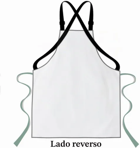 Vista 3 de Vegetable Apron,with 2 Pockets and Adjustable Shoulder Straps 33.4x27.5 In Azul