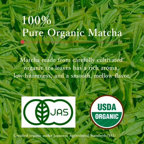 Vista 8 de Mikan-Yama Polvo de matcha orgánico japonés de grado ceremonial 40 g (1.41 oz)