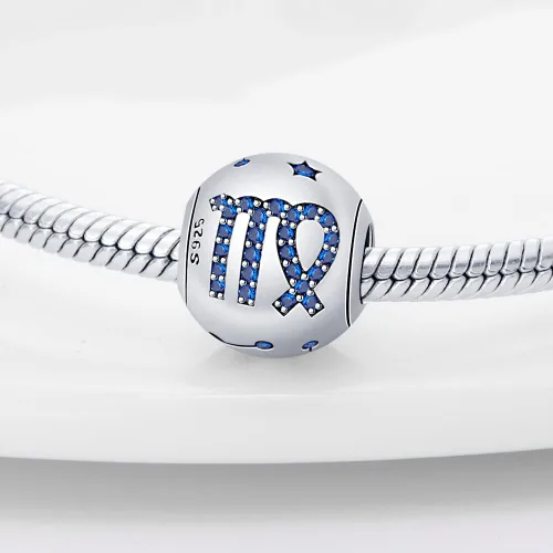 Vista 37 de Pandach 12 dijes de cumpleaños con signo del zodiaco de plata de ley 925 con piedra natal para mujer, pulsera, collar, pulsera, regalo para mujeres