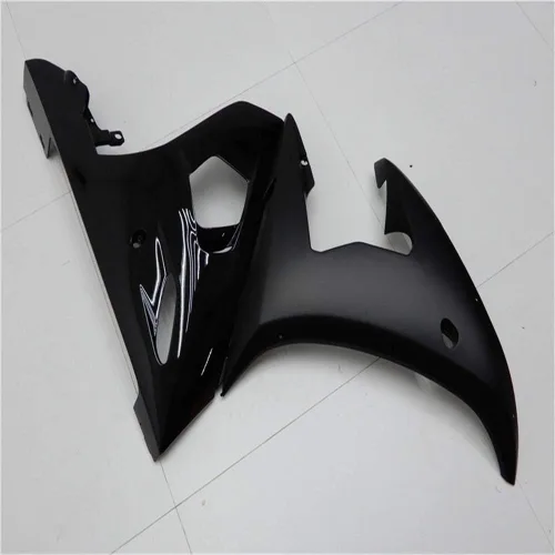 Vista 6 de Carenado para Yamaha YZF R6 2003-2005 y YZF R6S 2006-2009 (01 negro mate brillante)