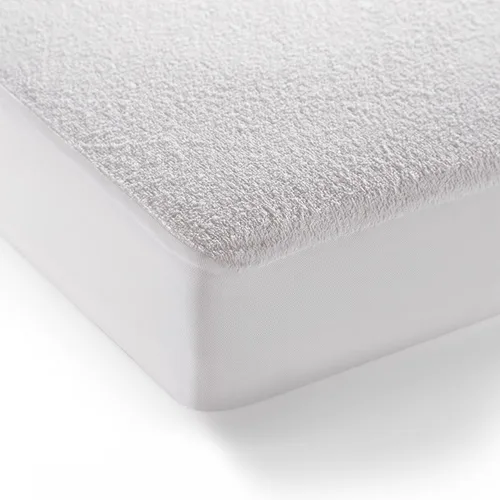 Vista 4 de Threadmill Protector de colchón impermeable prémium para cama de tamaño individual XL, parte superior de rizo suave, refrescante, silencioso